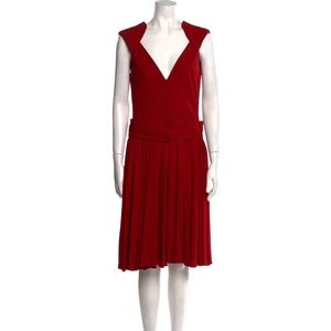 NWT ZAC POSEN WOMEN'S V-NECK MIDI LENGTH DRESS SIZE 12 L
